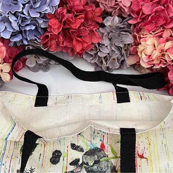 Eco-Friendly Colorful Rain Giant Panda Folding Tote Bag - Picture 10 of 13